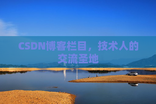 CSDN博客栏目，技术人的交流圣地